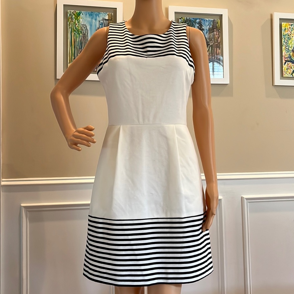 Madewell striped mini dress